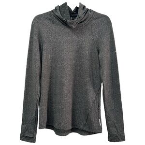 Mondetta Women’s Gray Long Sleeves Hooded Stretch‎ Pullover  Sz M
